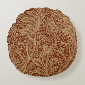 ウィリアムモリスアルカディアフローラガーデンフラワークラシ ラウンドクッション (正面)