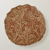 ウィリアムモリスアルカディアフローラガーデンフラワークラシ ラウンドクッション (裏面)