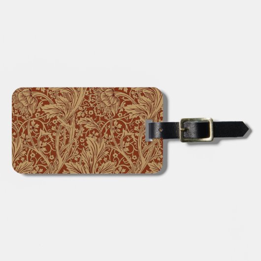 ウィリアムモリスアルカディアフローラガーデンフラワークラシ ラゲッジタグ (正面横)