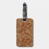 ウィリアムモリスアルカディアフローラガーデンフラワークラシ ラゲッジタグ (裏面縦)