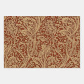 ウィリアムモリスアルカディアフローラガーデンフラワークラシ ラッピングペーパーシート (正面)