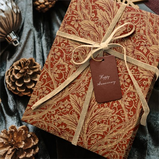 ウィリアムモリスアルカディアフローラガーデンフラワークラシ ラッピングペーパー