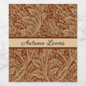 ウィリアムモリスアルカディアフローラガーデンフラワークラシ ワインラベル (シングルラベル)