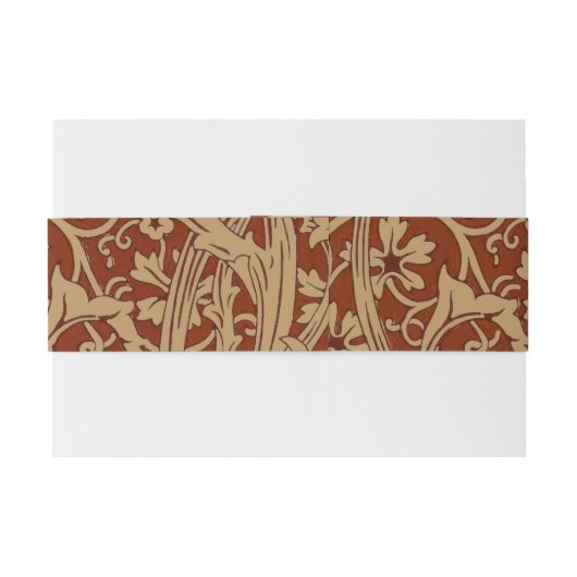 ウィリアムモリスアルカディアフローラガーデンフラワークラシ 招待状ベリーバンド (裏面例)