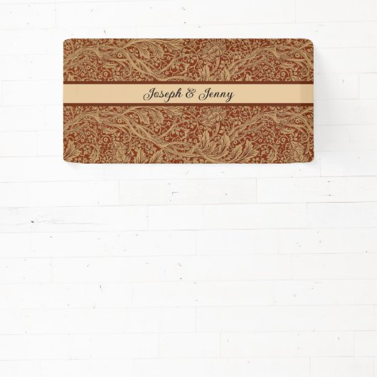 ウィリアムモリスアルカディアフローラガーデンフラワークラシ 横断幕 (インサイチュ)