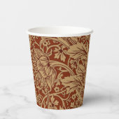 ウィリアムモリスアルカディアフローラガーデンフラワークラシ 紙コップ (裏面)