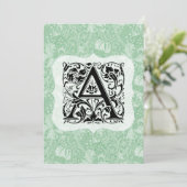 ウィリアムモリスアルファベットゴールデンリリーグリーン サンキューカード (スタンド正面)