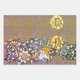 ウィリアムモリスアーツ&クラフツラッピング紙セット ラッピングペーパーシート