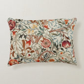ウィリアムモリスアート装飾用クッションフローラ アクセントクッション (正面)
