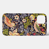 ウィリアムモリスイチゴ泥棒フローラアールヌーボー Case-Mate iPhoneケース (裏面 (横))