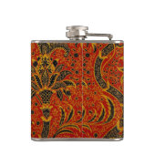 ウィリアムモリスインディアレッドフローラ フラスク (裏面)