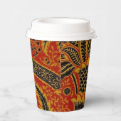 ウィリアムモリスインディアレッドフローラ 紙コップ (右)