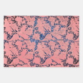 ウィリアムモリスインブルーラッピング紙フラットシート ラッピングペーパーシート (正面2)