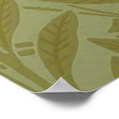 ウィリアムモリスウィローアンティークフローラリーフ ポスター (角)