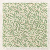 ウィリアムモリスウィローバウガーデンフラワークラシック ガラスコースター (正面)