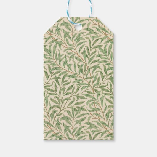 ウィリアムモリスウィローバウガーデンフラワークラシック ギフトタグ (正面)
