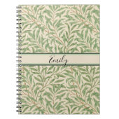 ウィリアムモリスウィローバウガーデンフラワークラシック ノートブック (正面)