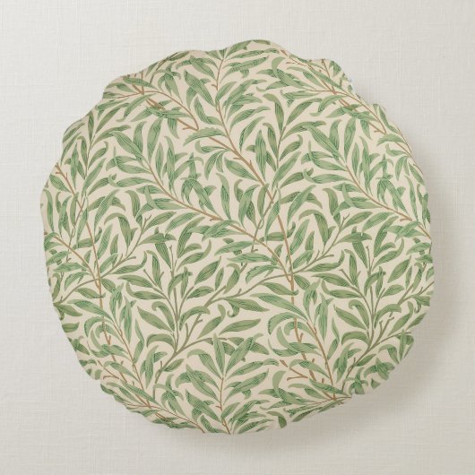 ウィリアムモリスウィローバウガーデンフラワークラシック ラウンドクッション (裏面)