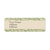 ウィリアムモリスウィローバウガーデンフラワークラシック ラベル (正面)