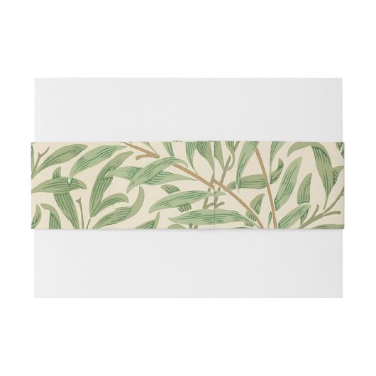 ウィリアムモリスウィローバウガーデンフラワークラシック 招待状ベリーバンド (裏面例)