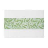 ウィリアムモリスウィローフラワークラシックグリーン 招待状ベリーバンド (裏面例)