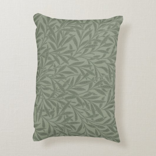 ウィリアムモリスウィローフラワークラシック アクセントクッション (裏面(縦))