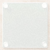 ウィリアムモリスウィローフラワークラシック ガラスコースター (裏面)