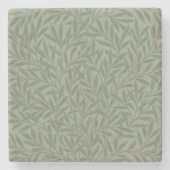 ウィリアムモリスウィローフラワークラシック ストーンコースター (正面)