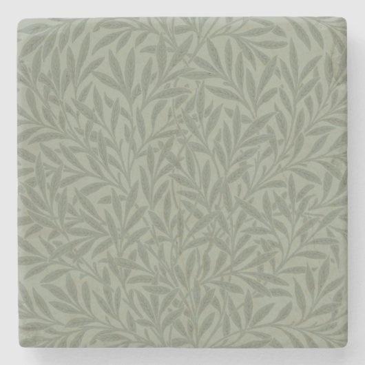 ウィリアムモリスウィローフラワークラシック ストーンコースター (正面)