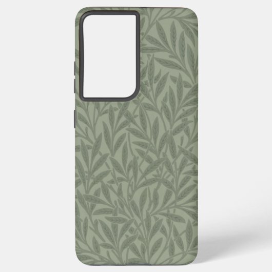 ウィリアムモリスウィローフラワークラシック SAMSUNG GALAXYケース (裏面)