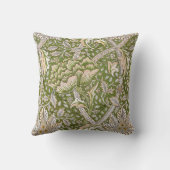 ウィリアムモリスウィンドラッシュ花柄クラシック クッション (裏面)