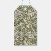 ウィリアムモリスウィンドルシュフローラ花クラシック ギフトタグ (裏面)