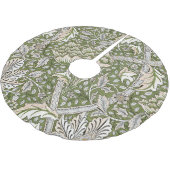 ウィリアムモリスウィンドルシュフローラ花クラシック ブラッシュドポリエステルツリースカート (アングル)