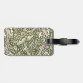ウィリアムモリスウィンドルシュフローラ花クラシック ラゲッジタグ (裏面横)