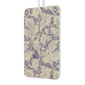 ウィリアムモリスウォーフラワーフローラブルーダマスク カーエアーフレッシュナー (左)