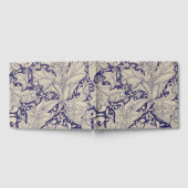 ウィリアムモリスウォーフラワーフローラブルーダマスク ゲストブック (全面)