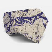 ウィリアムモリスウォーフラワーフローラブルーダマスク ネクタイ (ロール)