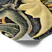 ウィリアムモリスウッドペッカータペストリーバードフローラ ポスター (角)