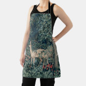 ウィリアムモリスウッドランドタペストリーディアスタグ エプロン (インサイチュ)