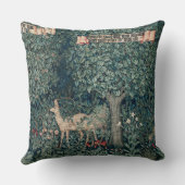 ウィリアムモリスウッドランドタペストリーディアスタグ クッション (裏面)