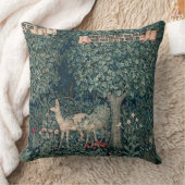 ウィリアムモリスウッドランドタペストリーディアスタグ クッション (ブランケット)