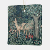 ウィリアムモリスウッドランドタペストリーディアスタグ セラミックオーナメント (左)