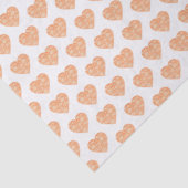 ウィリアムモリスオレンジフローラハートデクページ 薄葉紙 (詳細)