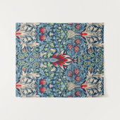 ウィリアムモリスカタムケスヘッドフリティラリーフローラデザイン タペストリー (正面(横))