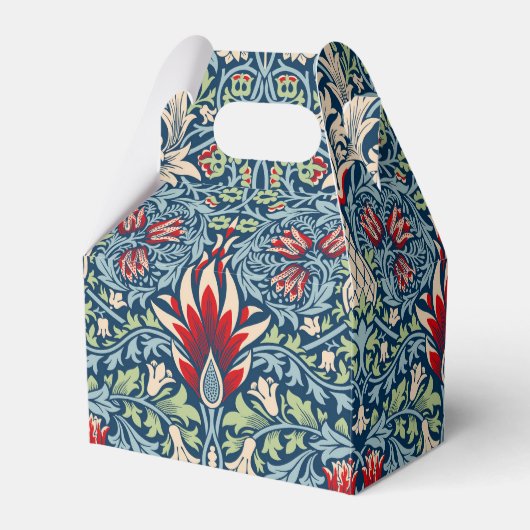 ウィリアムモリスカタムケスヘッドフリティラリーフローラデザイン フェイバーボックス (正面サイド)