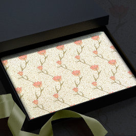 ウィリアムモリスガーデンチューリップフローラルパターン 薄葉紙