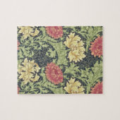ウィリアムモリスキクヴィンテージフローラアート ジグソーパズル (横)