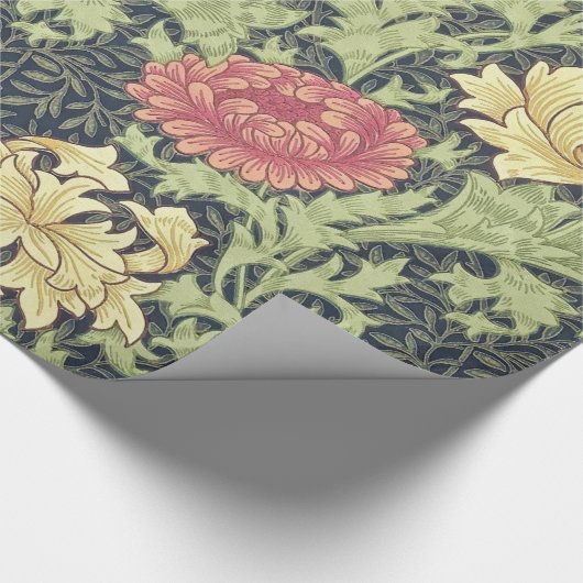 ウィリアムモリスキクヴィンテージフローラアート ラッピングペーパー (角)