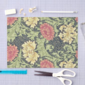 ウィリアムモリスキクヴィンテージフローラアート 薄葉紙 (クラフト)