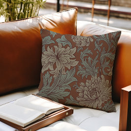 ウィリアムモリスキク柄装飾用クッション クッション